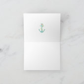 Nautic Dankeschön Notecard Dankeskarte (Innenseite)