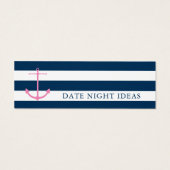 Nautic Date Night Idea Brautparty Game (Rückseite)