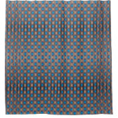 Nautic Diamond Pools & Stripes Pattern Duschvorhang (Vorderseite)