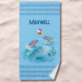 Nautic Dolphin Summer Fun Volleyball Boys Strandtuch