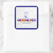 Nautic Flags Georgetown South Carolina Stickers (Tasche)