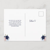 Nautic Floral | Ankündigung über den Umzug einer n (Rückseite)