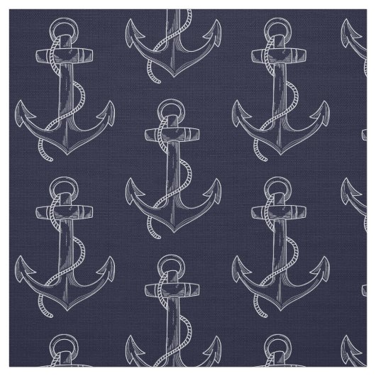 Nautic Fouled Anchor Stoff (Muster)