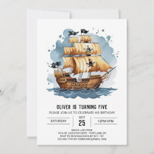 Nautic Fun Treasure Karte Pirate Geburtstag