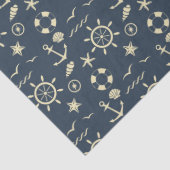 Nautic Gift Wrap Tissue Seidenpapier (Detail)