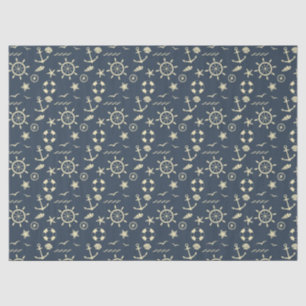 Nautic Gift Wrap Tissue Seidenpapier