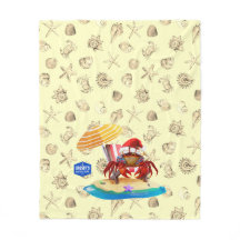 Nautic Haven Wildlife Fleece Blanket