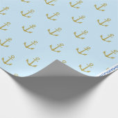 Nautic Haven Wrapping Paper Geschenkpapier (Ecke)