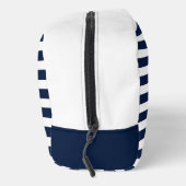 Nautic Heart Anchor Boat Name Marine White Strike Waschbeutel (Rechts)