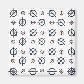 Nautic Helms Ocean Sailing Beach Magnet (Vorne)