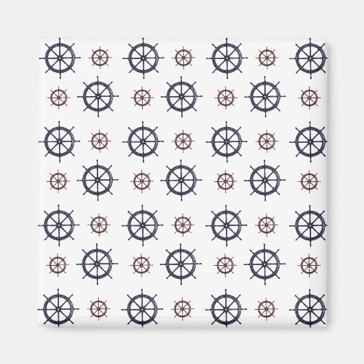 Nautic Helms Ocean Sailing Beach Magnet (Vorne)