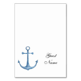 Nautic Hochzeit Platzkarte Beach Tischname Blue Tischnummer
