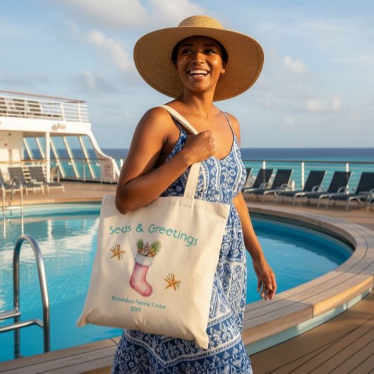 Nautic Holiday Strumpf Tote Bag Tragetasche