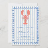 Nautic Hummer Bake Probe Dinner Einladung (Vorderseite)