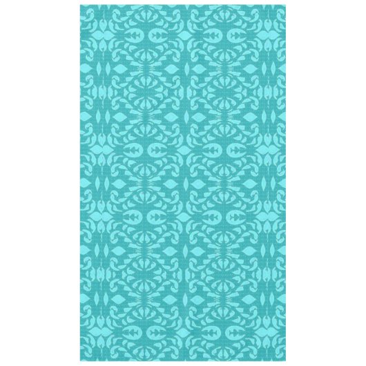 Nautic-Insel-Blau-Multi-Sizes Tischdecke (Vorderseite)