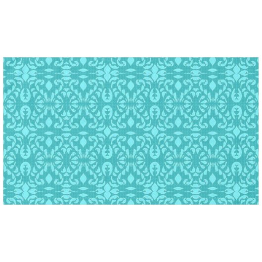 Nautic-Insel-Blau-Multi-Sizes Tischdecke (Vorderseite (Horizontal))