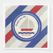 Nautic July 4. Paper Napkins Serviette (Vorderseite)
