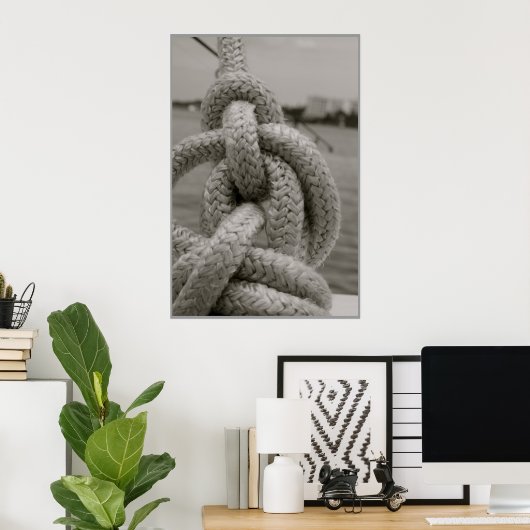 Nautic Knot Poster (Heimbüro)