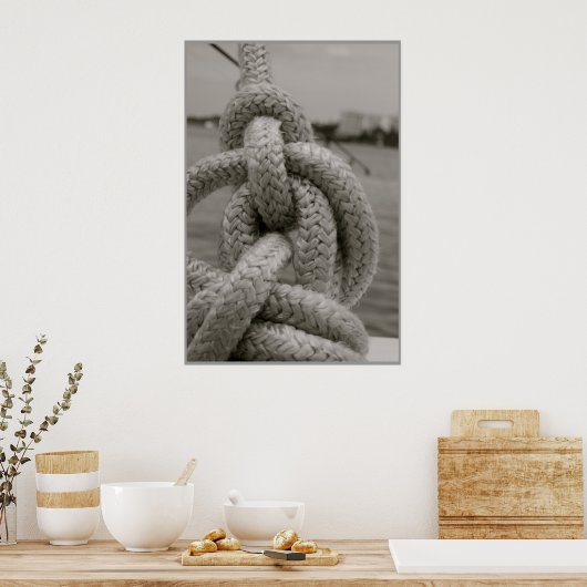 Nautic Knot Poster (Küche)