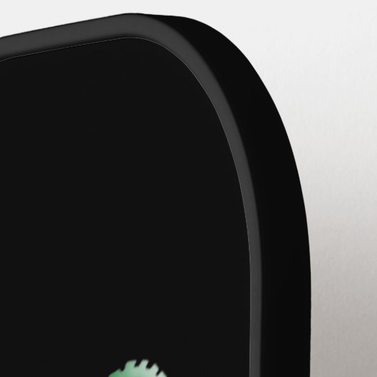 Nautic Kraken Pirate Skull Green Octopus Pickleball Schläger (Linke Seite)