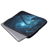 Nautic Kraken Riant Tintenfisch Fischerboot Laptopschutzhülle (Vorne Knopf)