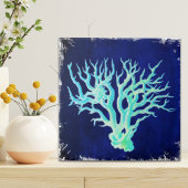 Nautic Küstenschiff Blue Coral Reef Fliese