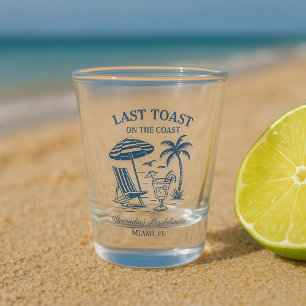 Nautic Last Toast Bachelorette Weekend Schnapsglas