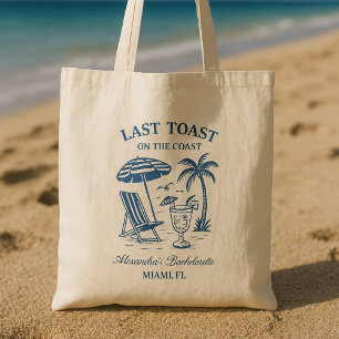 Nautic Last Toast Bachelorette Weekend Tragetasche