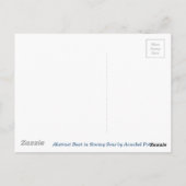 Nautic Lighthouse Boot - Neue Adresse Postkarte (Rückseite)