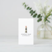 Nautic Lighthouse Business Card Visitenkarte (Stehend Vorderseite)