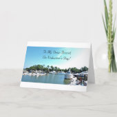 Nautic, Lighthouse & Friend, Valentinenkarte Karte (Vorderseite)