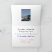 Nautic, Lighthouse & Friend, Valentinenkarte Karte (Innenseite)