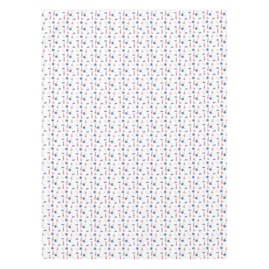 Nautic Lighthouse Sailboat Ocean Rectangle Table Tischdecke (Vorderseite)
