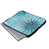 Nautic Map Design Electronics Tablet Sleeve (Vorne Knopf)
