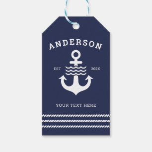 Nautic Maritime Anchor Ocean Lake House Geschenkanhänger