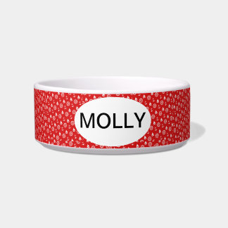 Nautic Mit Monogramm Keramik Pet Bowl Napf