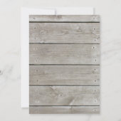 Nautic Monogram Probe Dinner Einladung (Rückseite)