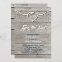 Nautic Monogram Probe Dinner Einladung