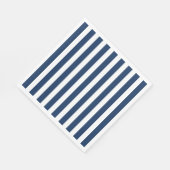 Nautic Navy Blau & Weiß Streifen Serviette (Ecke)