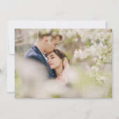 Nautic Navy Blue Anchor 2 Foto Save the Date Einladung (Rückseite)