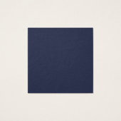 Nautic Navy Blue Anchor Hochzeitsratgeber und Wüns (Rückseite)