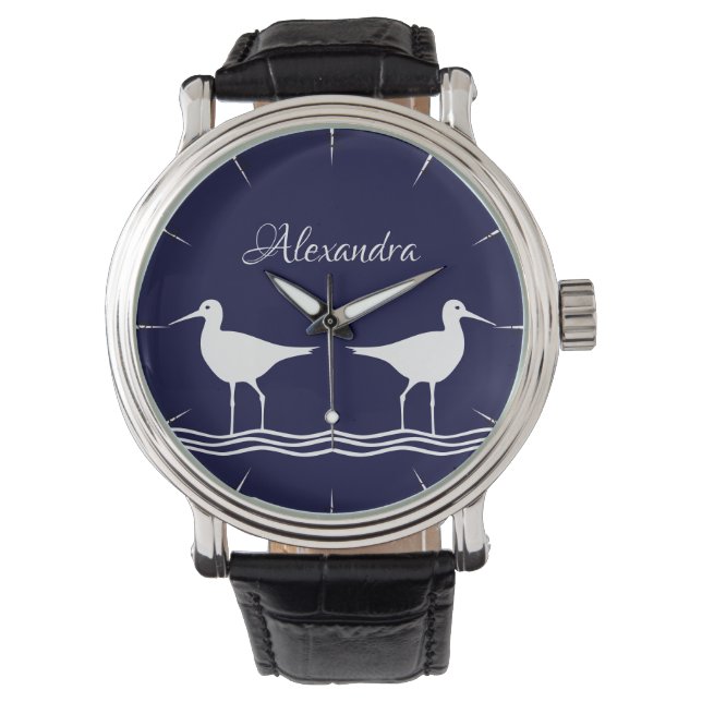 Nautic Navy Blue Sandpiper Armbanduhr (Vorderseite)
