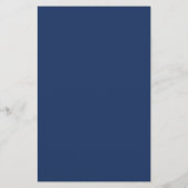 Nautic Navy & Gold Brautparty Bingo Flyer (Hinten)