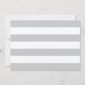 Nautic Navy Platinum Gray Anchor Wedding Foto Save The Date (Rückseite)