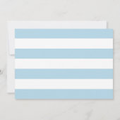 Nautic Navy Sky Blue Anchor Wedding Foto Save The Date (Rückseite)