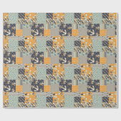 Nautic Patchwork Geschenkpapier (Flach)