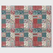 Nautic Patchwork Geschenkpapier (Flach)