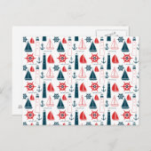 Nautic Patriot Postkarte (Vorne/Hinten)