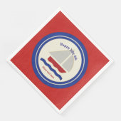 Nautic Patriotic Paper Napkins Serviette (Ecke)