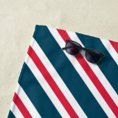 Nautic Pattern Anker Personalisiert Beach Handtuch (Beispiel)